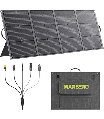 Amazon.com : SOKIOVOLA N-Type 16BB 200W Portable Solar Panel for
