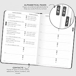 Skyline Address Book with Alphabetical Tabs