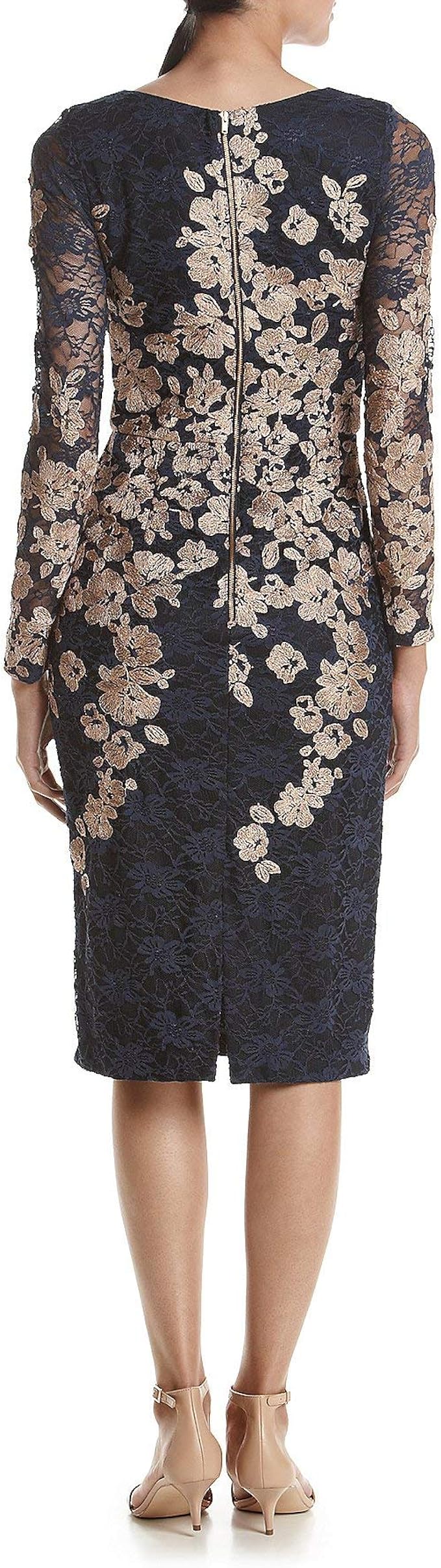 Xscape embroidered lace gown Clearance