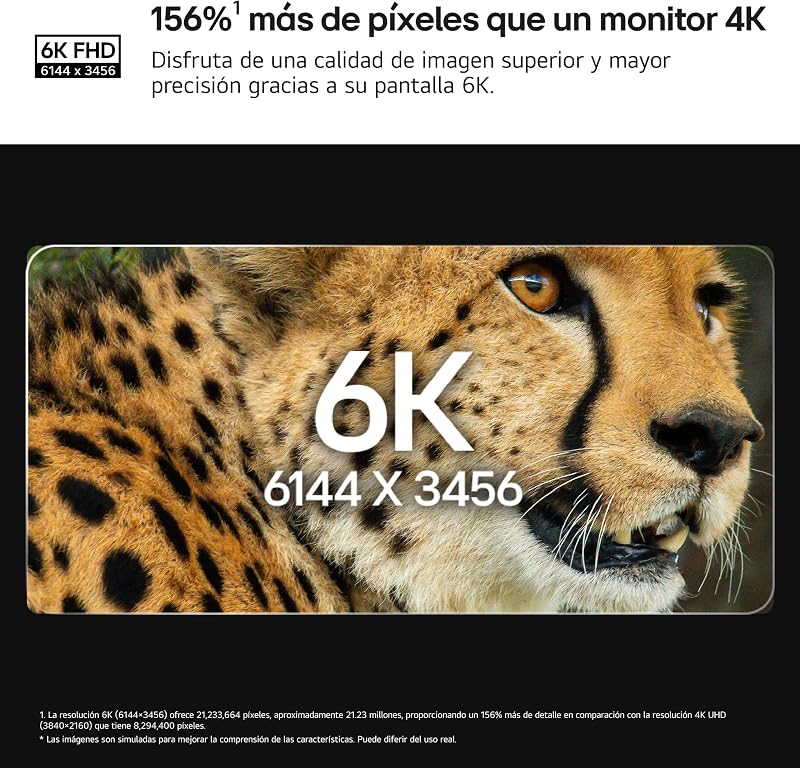 Monitor Ultrafine 32U990A-S - 32'', 6K(6144 x 3456), Plateado