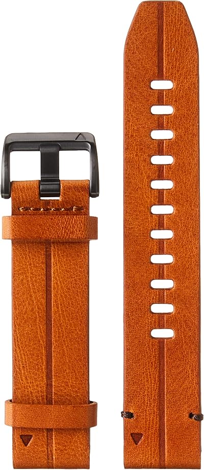 Garmin QuickFit 22mm Watch Band Chestnut Leather Original fenix epix Descent
