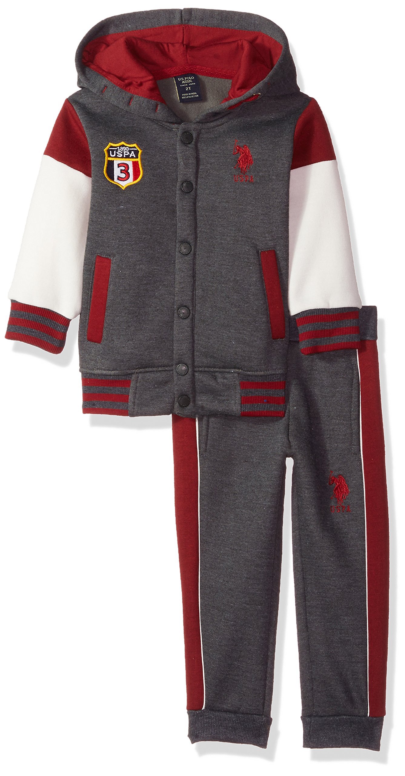U.S. Polo Assn. Boys' 2 Piece Jog Set