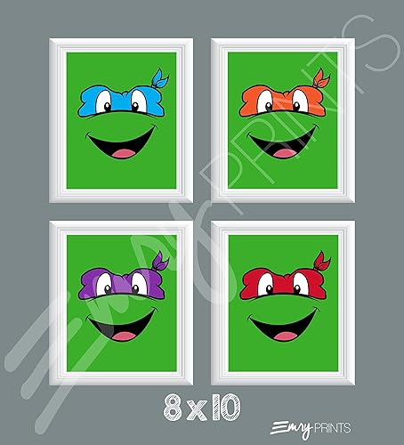 Ninja Turtles Wall Art Ninja Turtles Bedroom Teenage Mutant Ninja Turtles Nursery Teenage Mutant Ninja Turtles Children S Bedroom Wall Art Kid S