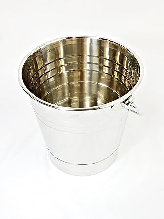 Amazon Com Metal Bucket For Grease With Grill Smoker Metal Pail W Handle 2 Quart Health Personal Care