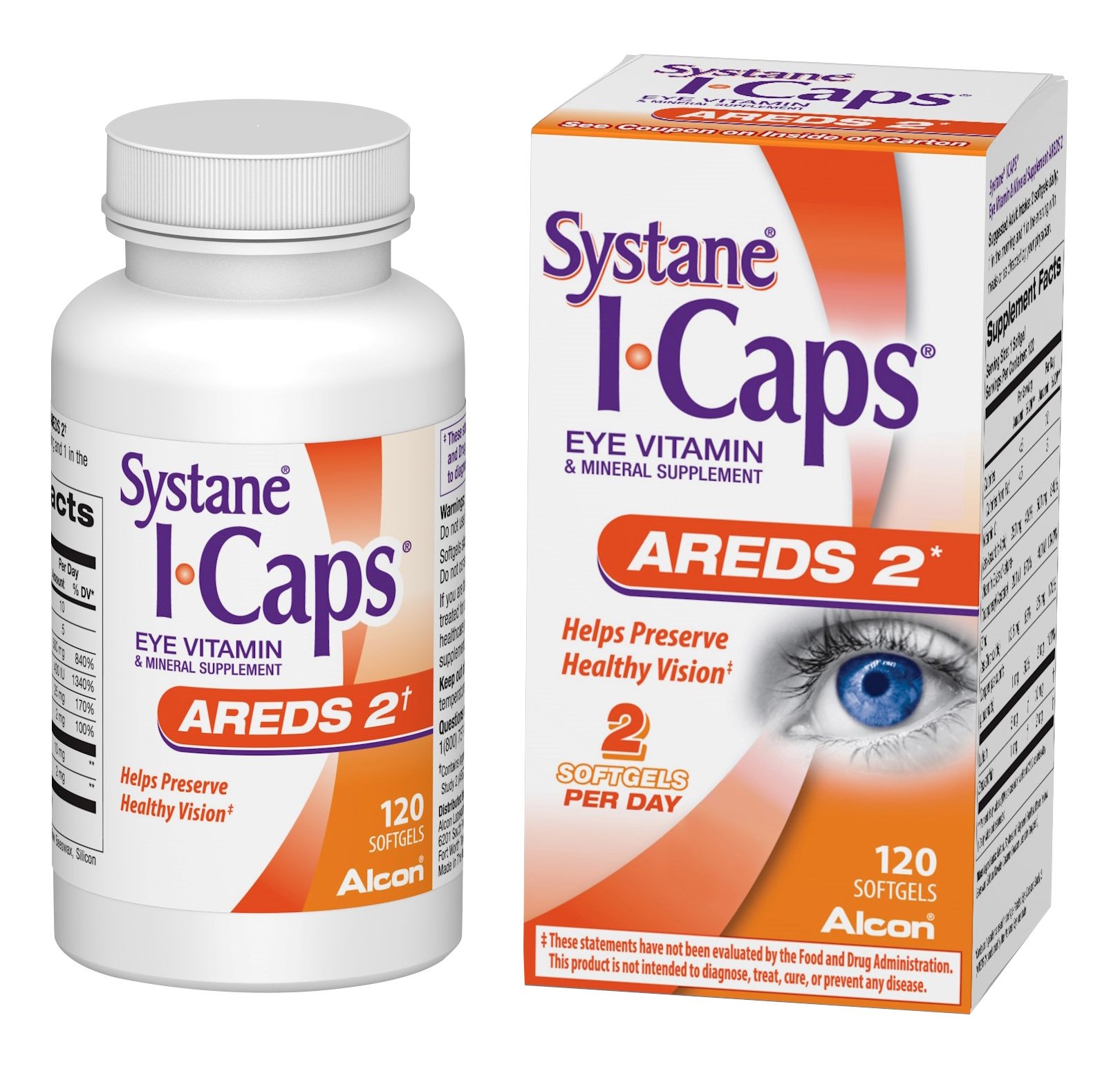 Systane ICaps Eye Vitamin & Mineral Supplement, Vision Health Formula
