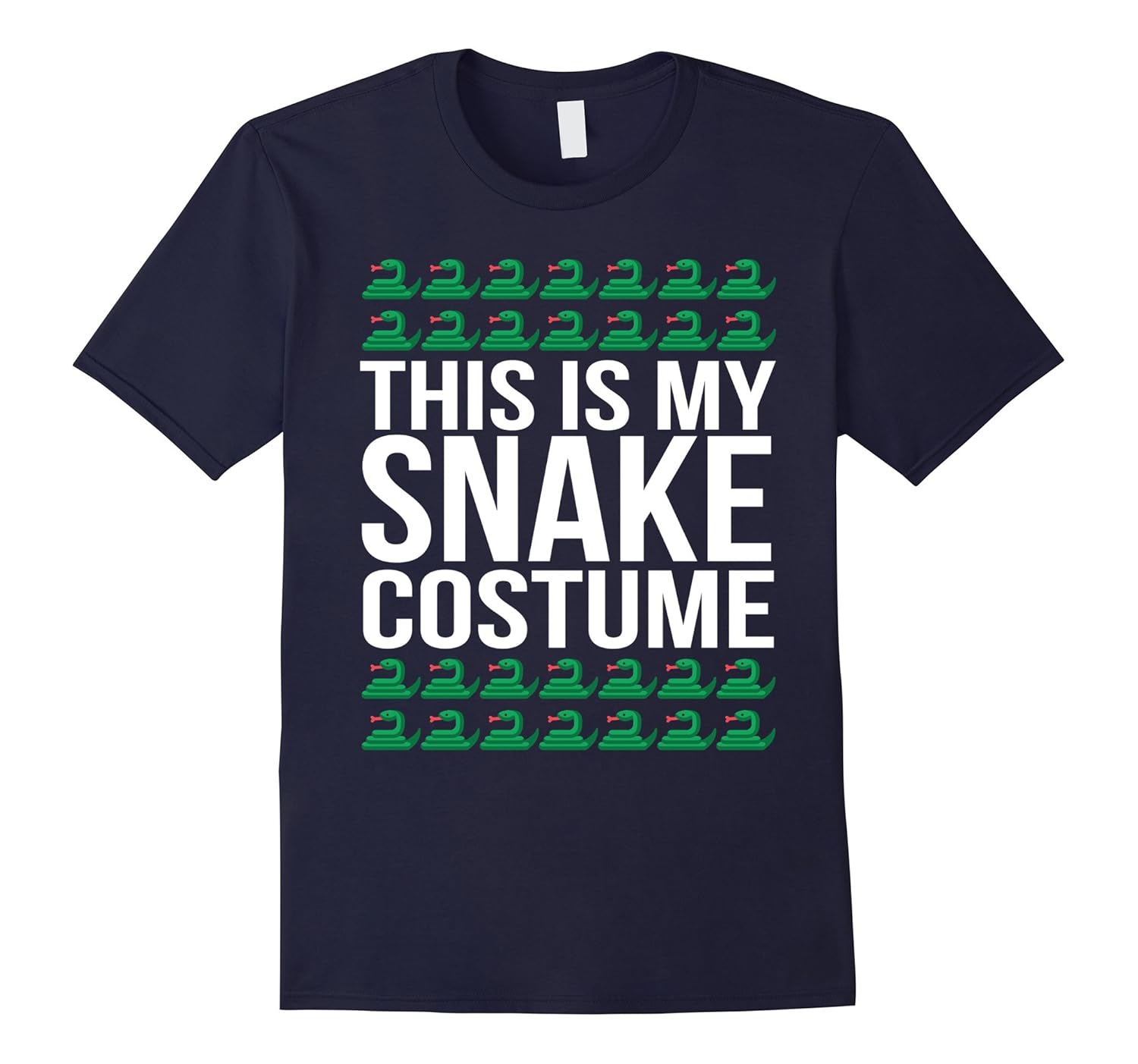 Funny Halloween Snake Costume Tshirt - For Halloween Party-Art