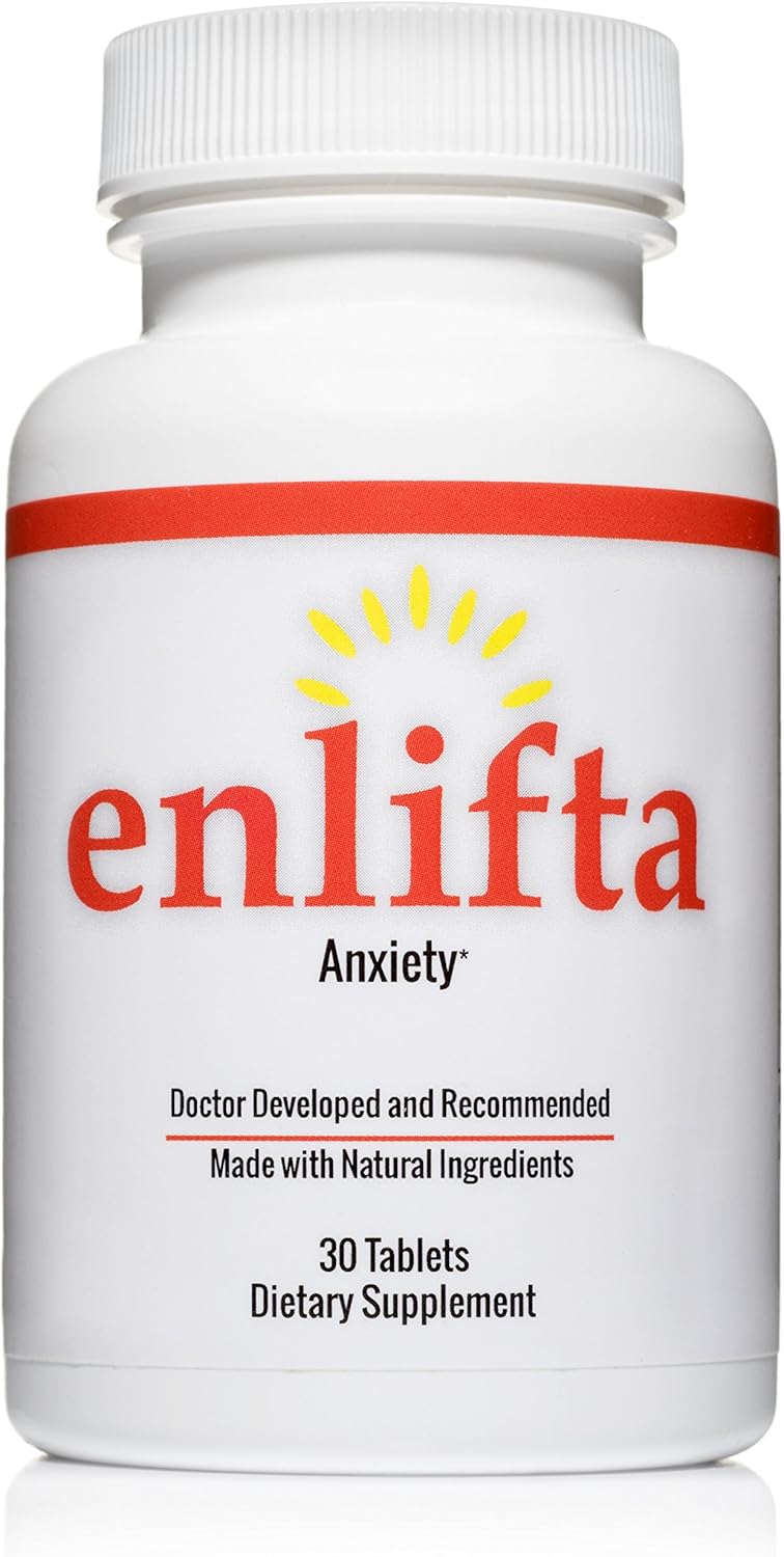 Doctor Developed Enlifta Anxiety Supplement, Herbal Anxiety Pills
