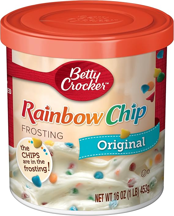 Betty Crocker Rainbow Sprinkle Frosting 453g Amazon.co.uk Grocery