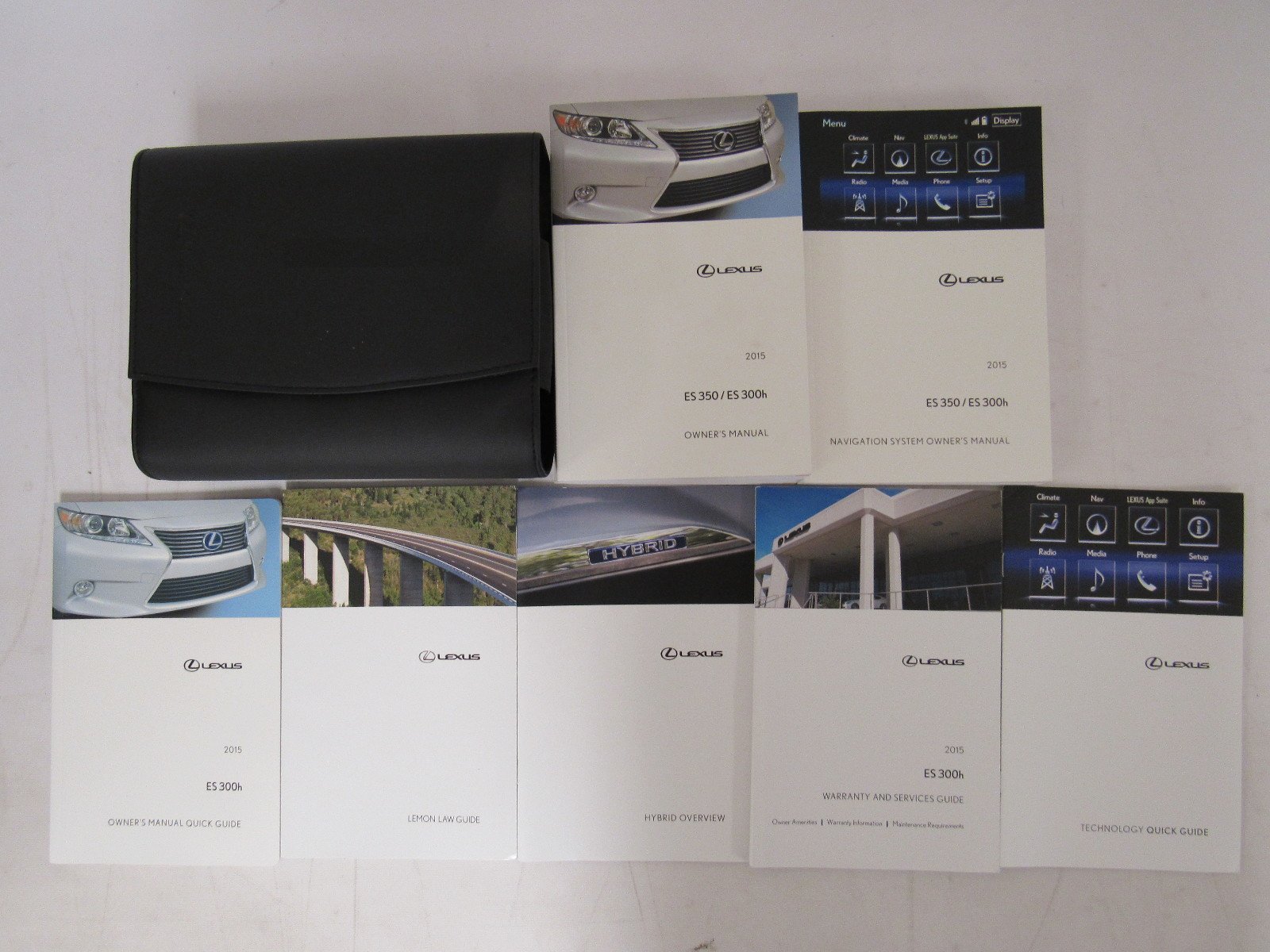 2015 Lexus ES 350/ES 300h Owners Manual Guide Book Paperback – June 1, 2017