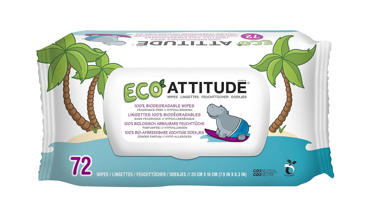 The 10 Best Attitude Eco Attitude 100 Biodegradable Wipes Fragrance Free