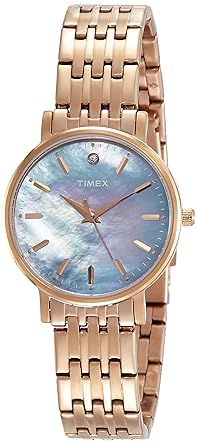 timex blue dial watch