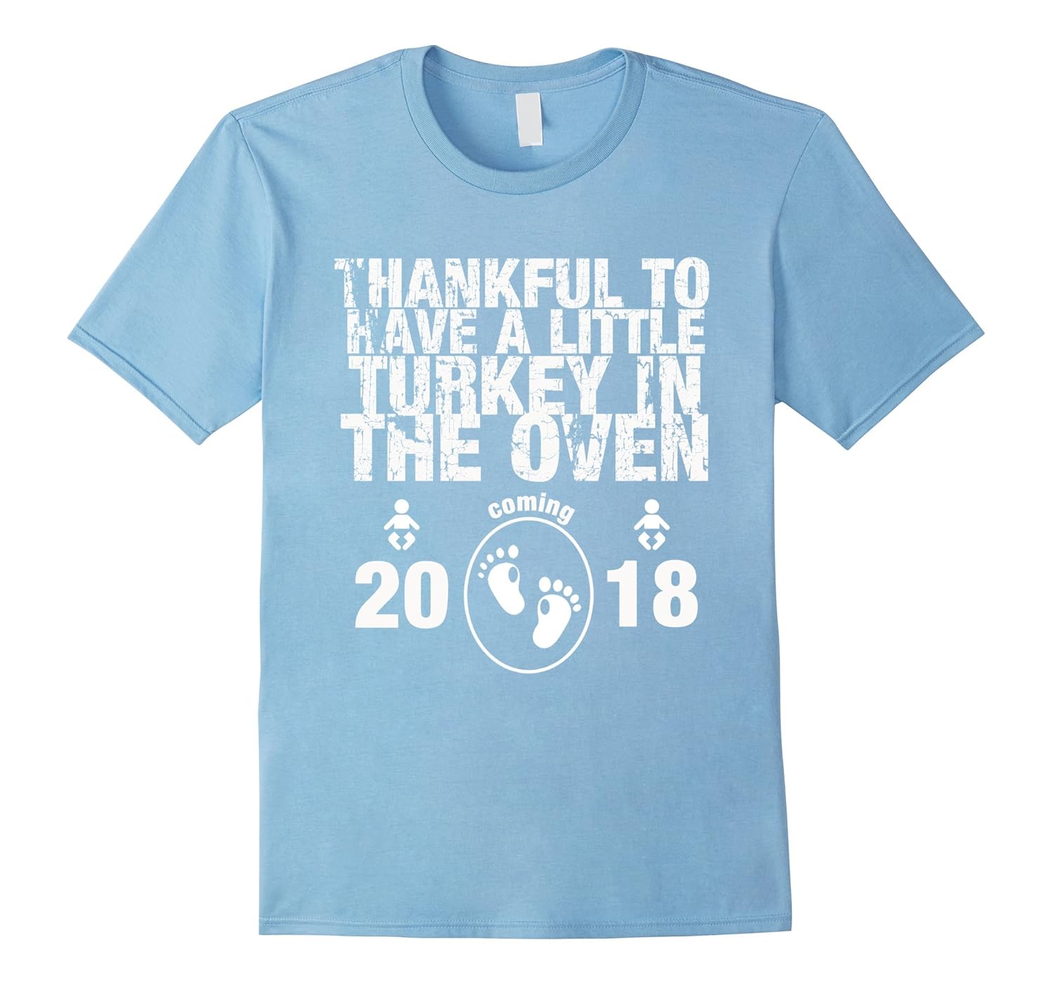 Funny I'm Pregnant Thanksgiving T-Shirt for Expectant Moms-ANZ