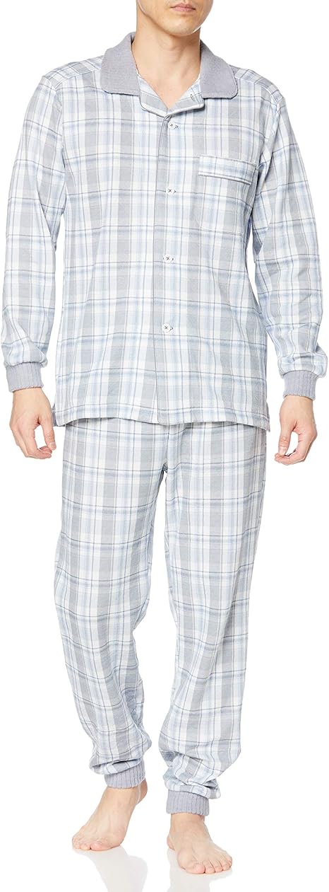グンゼ パジャマ Kaiminnavi快眠ナビ 手口 足口絞り 長袖長パンツ ダイヤキルト メンズ パジャマ 通販 Amazon