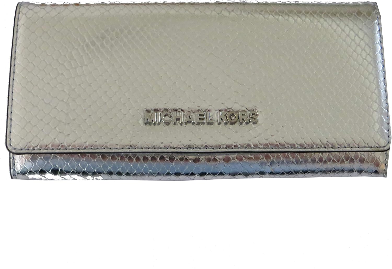 michael kors wallet silver