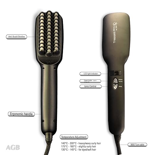 Amazon.com: cepillo para polvo alisador de cabello para ...