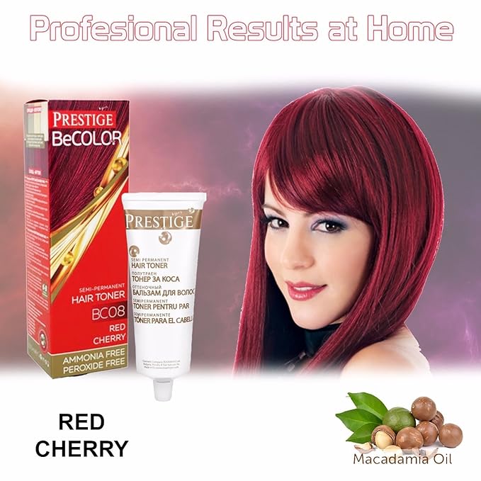 Vips Prestige Becolor Tint Semi Permanent Red Cherry Bc08 No