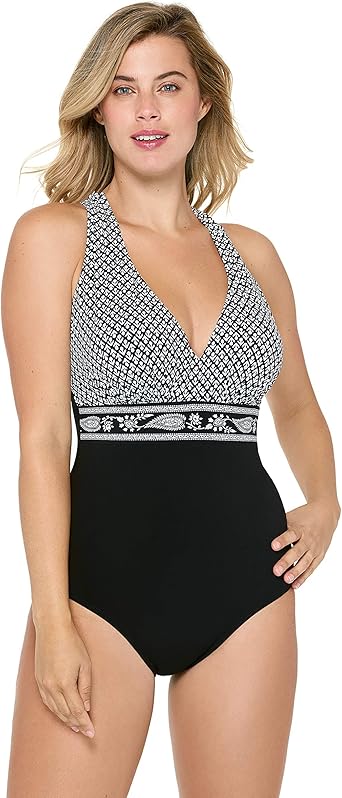 Christina Women S Crossover D Cup Tank One Piece Swimsuit At Amazon Women S Clothing Store