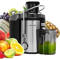 Juicer Extractor,FOCHEA Centrifugal Juicer 400W Powerful Juicer Machine For Fruits & Vegetable with Spout Adjustable…