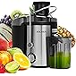 Juicer Extractor,FOCHEA Centrifugal Juicer 400W Powerful Juicer Machine For Fruits & Vegetable with Spout Adjustable…