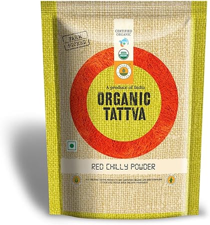 Organic Tattva Red Chilli Powder, 100g