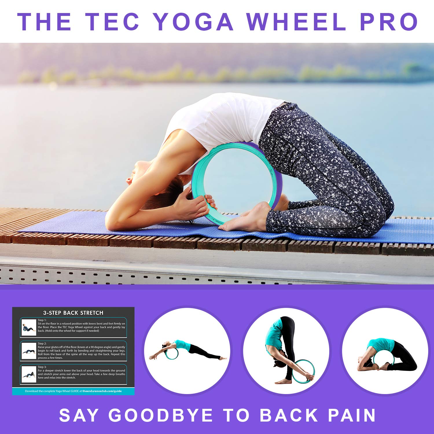 TEC Yoga Wheel Pro - Strong, Comfortable 13