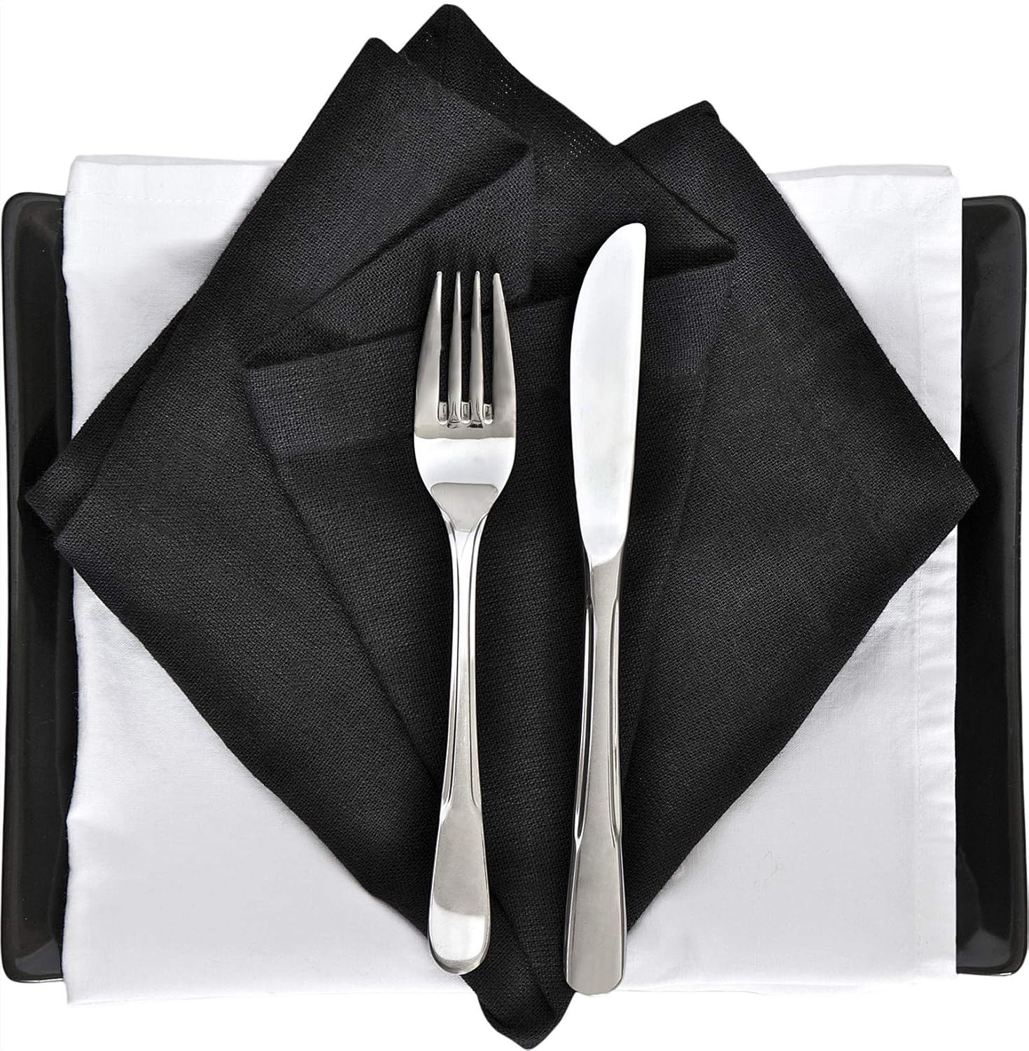 Utopia Home Restaurant Cloth Napkins 17 x 17 Inch Pack of 24 Red Linen