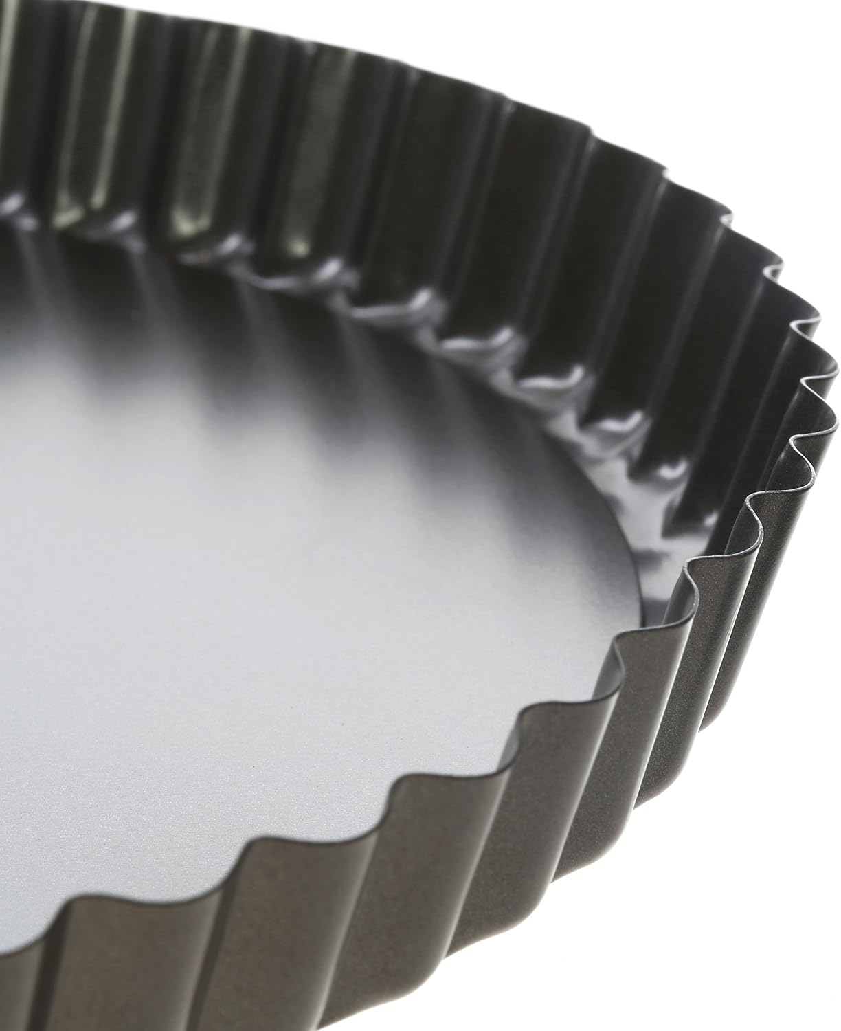 Premier Housewares Fluted Flan Tin, 20 cm, Grey, 0104311 - Image 5