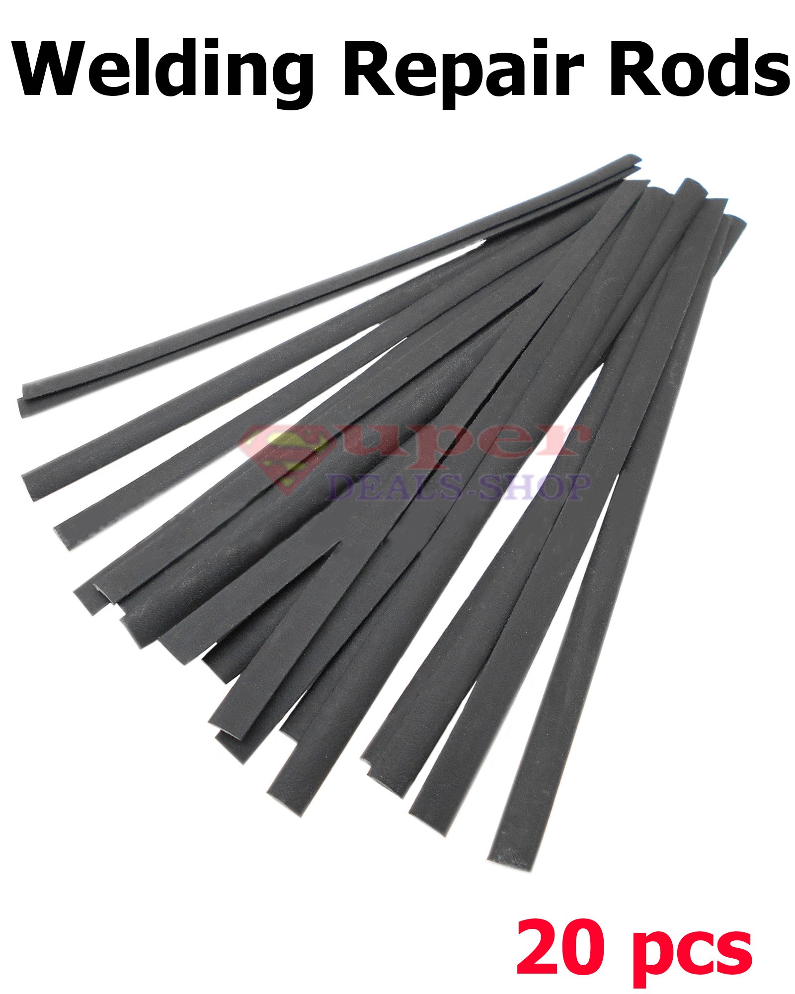 20 Pieces PP Plastic Welding Rods PP Repair Welding Rods SuperDeals