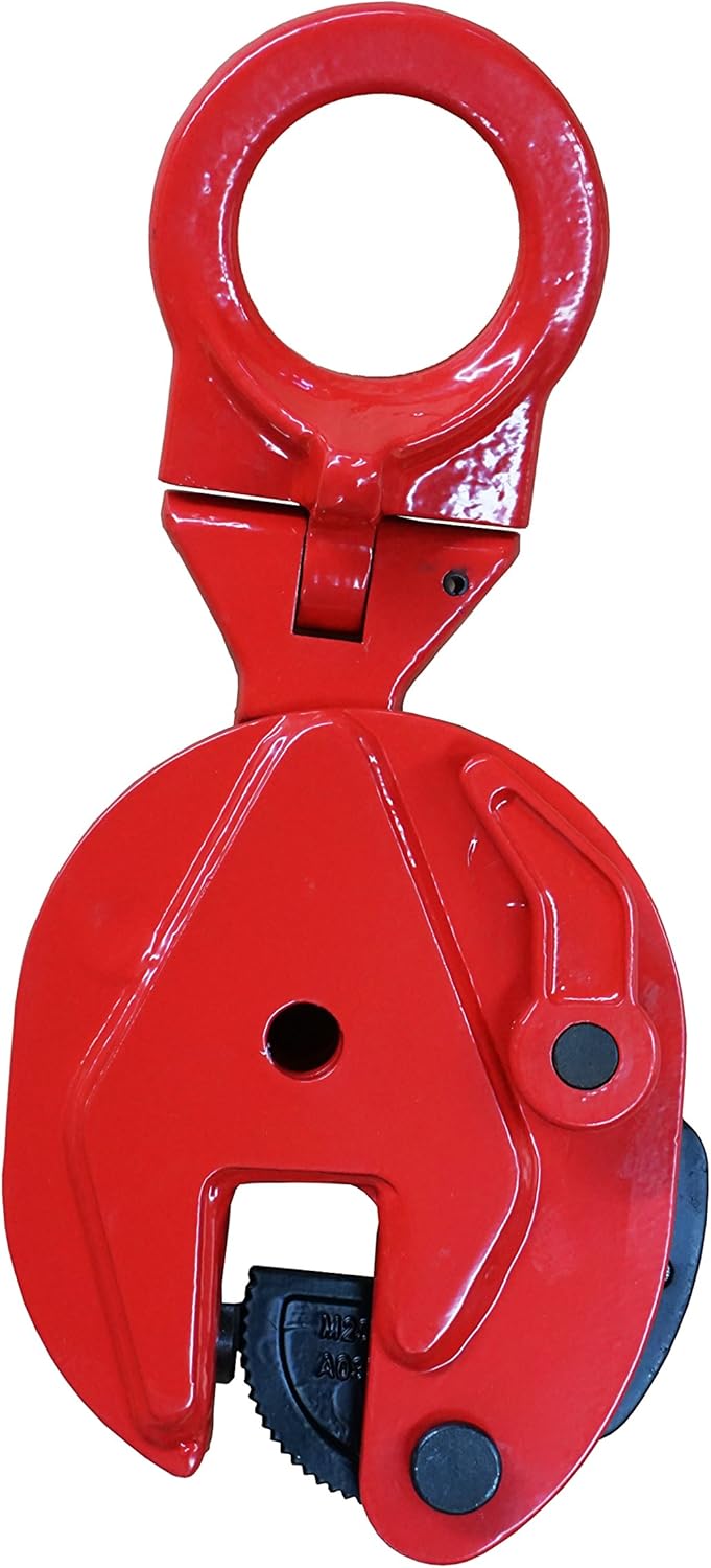 Pake Handling Tools Universal Vertical Plate Clamp - Heavy Duty Durable Lifting Clamp 4400 lb (2 Ton) Working Load Limit (WLL): Home Improvement