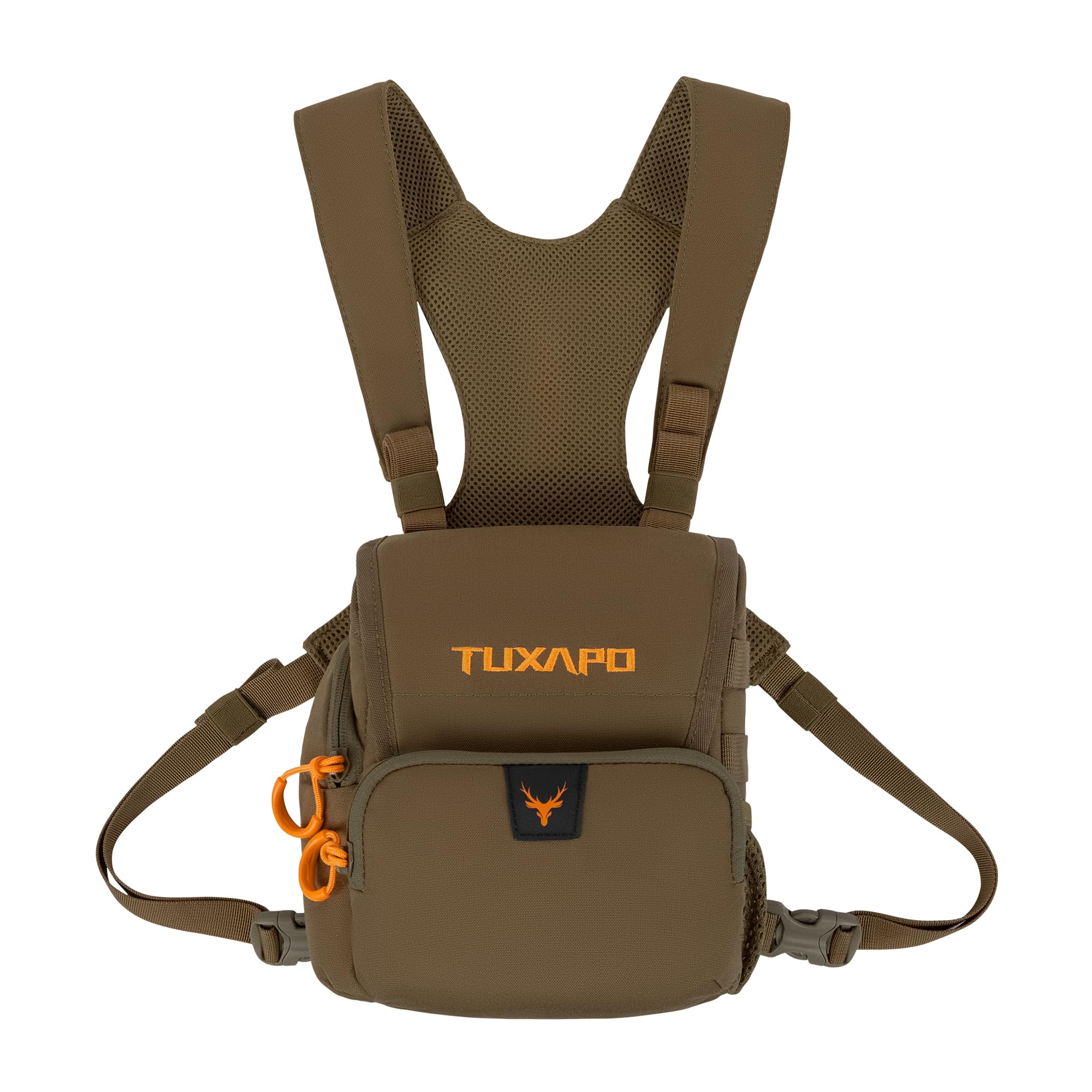 Photo 1 of Tuxapo Binocular Harness Chest Pack with Rangefinder Pouch Bino Case for Hunting Hiking Shooting