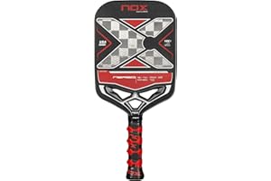 NOX Pickleball Paddles 2025 Luxury & Pro Series | 18K & 3K Carbon Fiber, Enhanced Comfort & Ultra Power Cores, Exclusive Spin & Airflow Dynamics & Custom Grip | Approved Pickleball Rackets for Adults