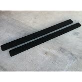 (2) 8' Long Marine Carpet Black Bunk Boards - 2x4