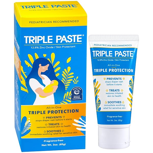 TRIPLE PASTE DIAPER RASH CREAM FOR BABY –...