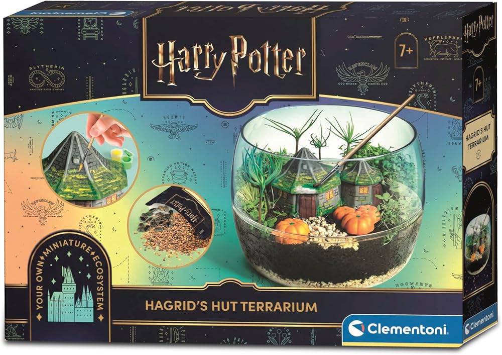 Clementoni Harry Potter Terrarium Kit | Build Magical Greenhouse | Science Toy