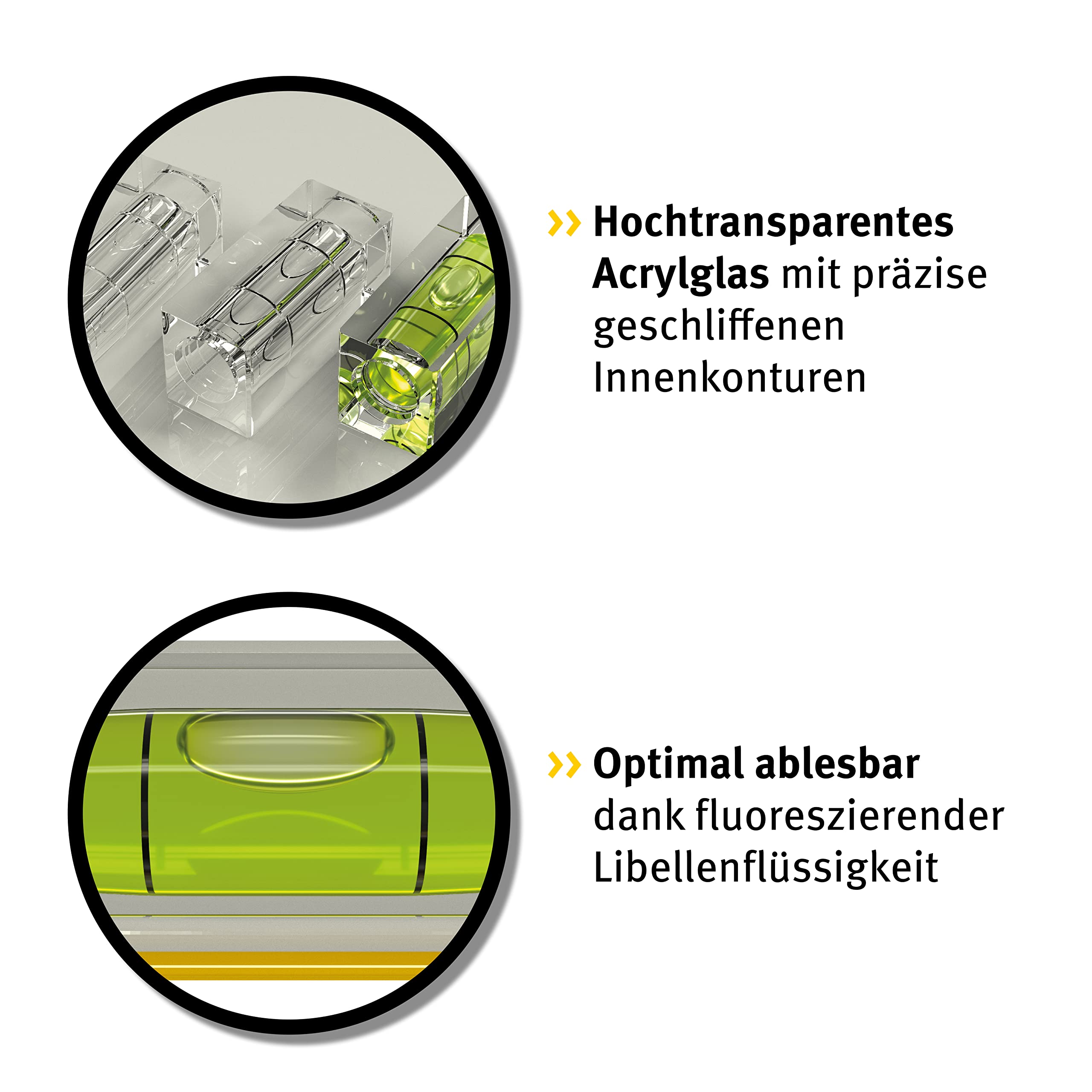 STABILA Mini-Wasserwaage Pocket Electric, 7 cm, starker Seltenerd-Magnet, 1 Horizontal-Libelle, Made in Germany, Gelb 5