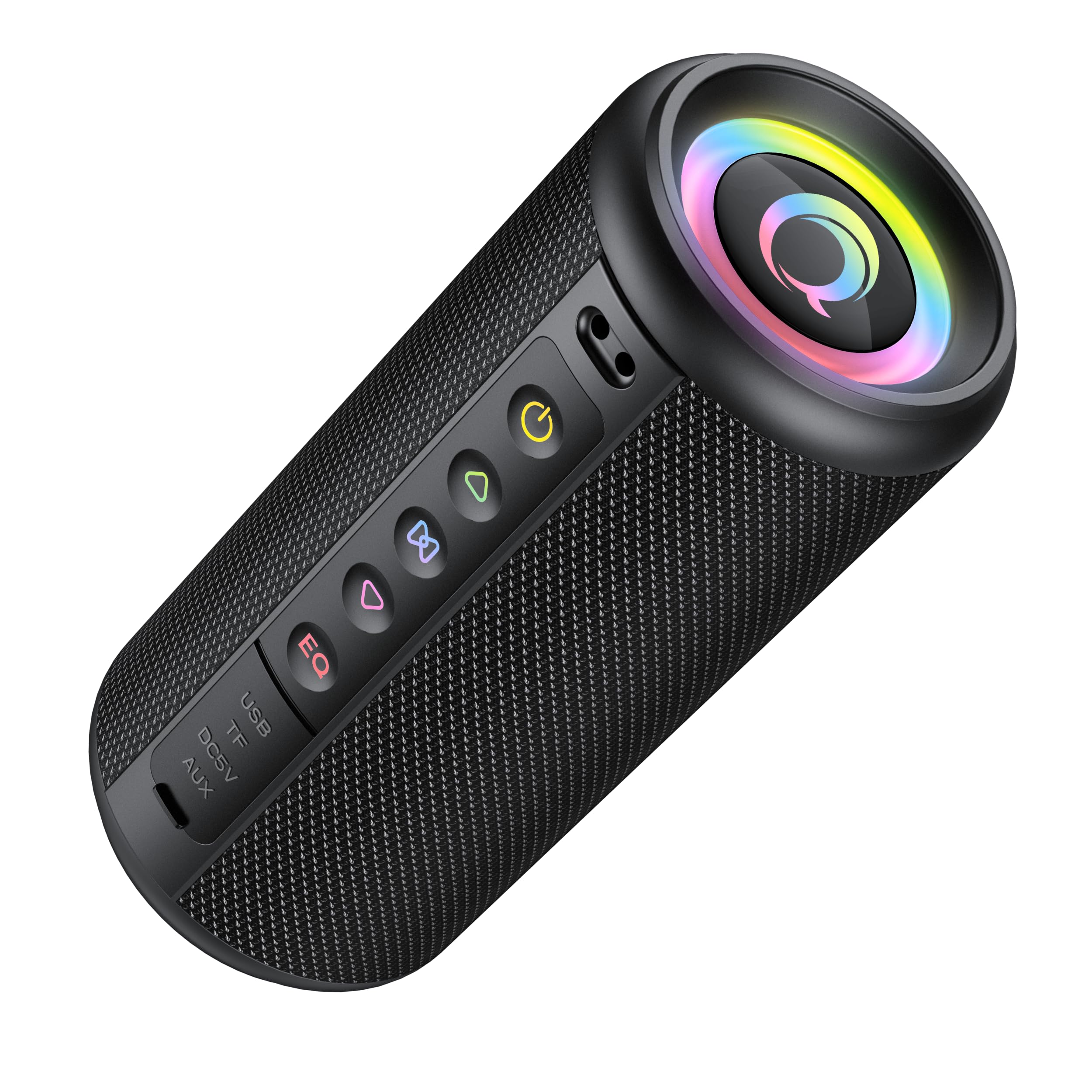 Photo 1 of dotn Portable Bluetooth Speaker, 2026 Bluetooth 5.4 Wireless Speaker with 20W HD Loud Stereo Sound, 20H Playtime, LED Lights, IP7, TWS Pairing, Built-in Mic, for Outdoor, Home, Beach, Party, Gift