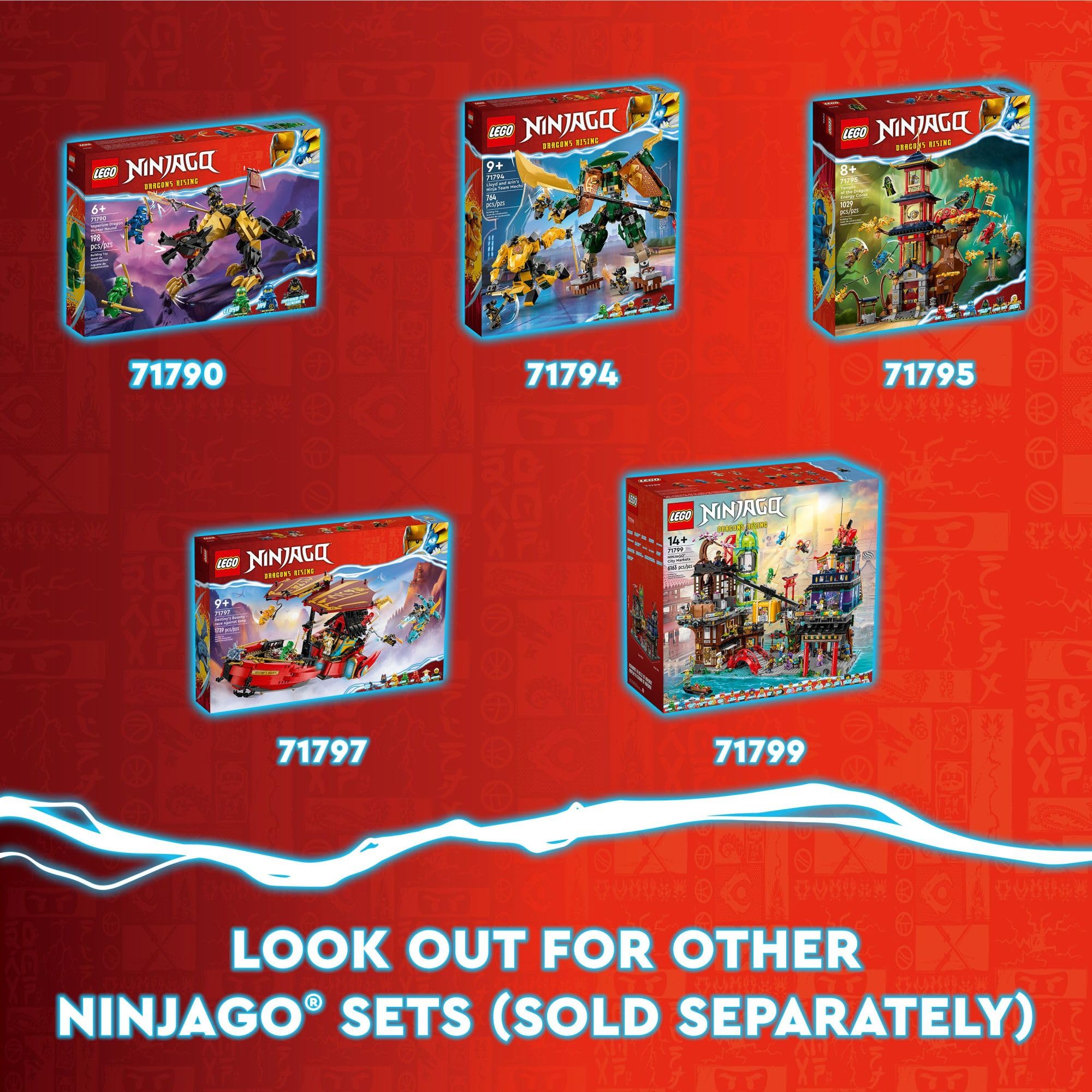 LEGO NINJAGO Sora’s Transforming Mech Bike Racer Building Toys for Kids, Featuring a Mech Ninja Bike Racer, a Baby Dragon and 3 Minifigures, Gift for Kids Aged 8+, 71792