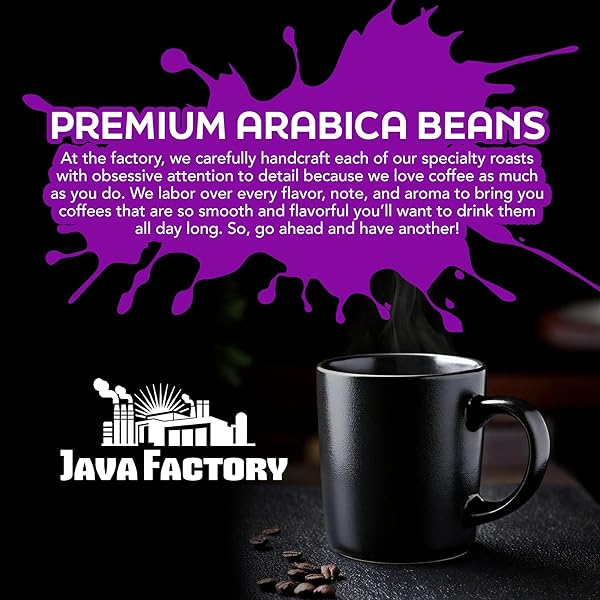 JAVA FACTORY FRENCH TOAST FLAVORED GROUND COFFEE BAG – CINNAMON AND MAPLE BREW, MADE WITH 100% ARABICA BEANS – FLAVOR ENHANCED, 10 OZ