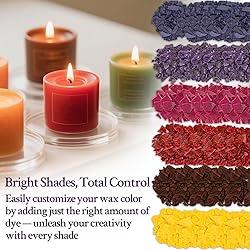MAQIHAN Candle Color Dye for Soy Wax - 16 Popular