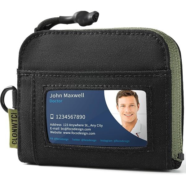 Bracelet Porte-Clés / Porte-Monnaie De Poignet TATONKA Skin Wrist Wallet - Noir - NEUF