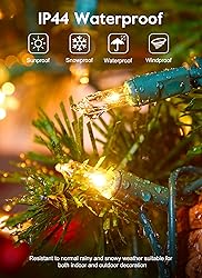 Clear Christmas String Lights 50 Count 12 Feet