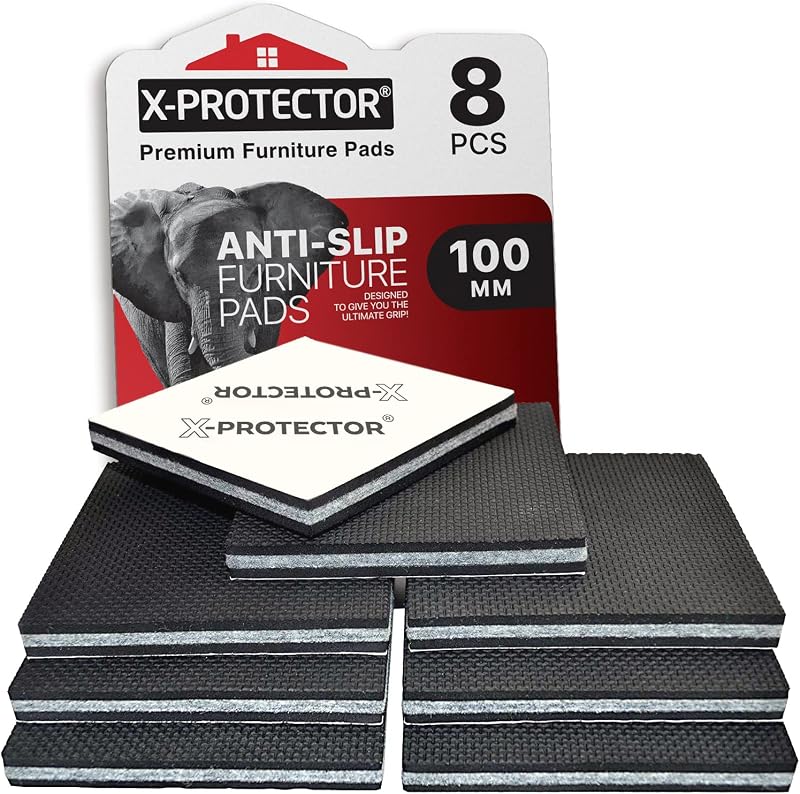 X-Protector Non Slip Pads 100 mm 8 pcs Floor Protector Pads