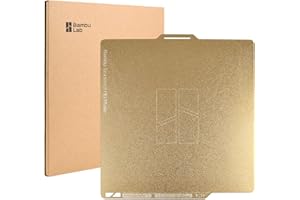 3DTOOLS Bamboo Lab Original Double Sided Textured PEI Build Plate 257x257MM for Bambu Lab X1C / X1 / X1E / P1P / P1S / A1 PEI Spring Steel Build Plate Flexible