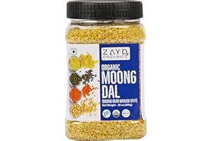 Zayd Organics Moong Dal, Split Mung Beans 1.75lbs (800g)