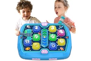 ANNKIE Whack Game Mole for Toddlers, Toys for 3 4 5 6 Year Old Boys Girls, Interactive Pounding Toys for Age 3-5, 3 Modes, 2 Hammers, Sound & Light, Birthday Xmas Gifts for Boys Girls Kids Age 3 4 5 6 7 8+