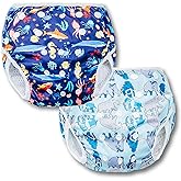 Joyo roy Reusable Swim Diaper Baby Swim Diaper Reusable Toddler Swim Diaper Swim Diapers Medium Swim Diapers Size 5 Swim Diapers Large Waterproof Diapers for Swimming Baby Swim Diaper Swimming 4-6t
