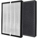 SYOWADA 2Pcs PF001 HEPA Air Filter with Activated Carbon, Replacement for VEWIOR ClearAir-A7 Replacement for AromaRoom H13 E-400 Air Purifier, Replaces APVEC07-P1