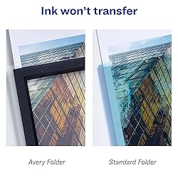 Avery® Flexi-View 2-Pocket Folders, Black, Pack of 2