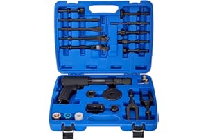 MYOYAY Air Hammer with 19-Piece Tool Plus Set, Air Chisel Hammer Heavy Duty, Multifunctional Pneumatic Hammer Kit with Quick 