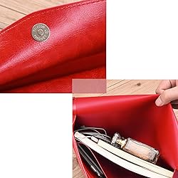 Enyuwlcm PU Leather A4 File Folder Document Holder
